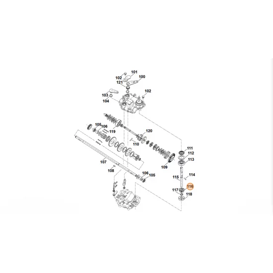 STIHL  Zębnik napędu 6105 642 0400